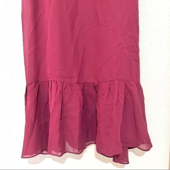 NWT REFORMATION Embry midi dress in Plum womens size 12 - Picture 6 of 10
